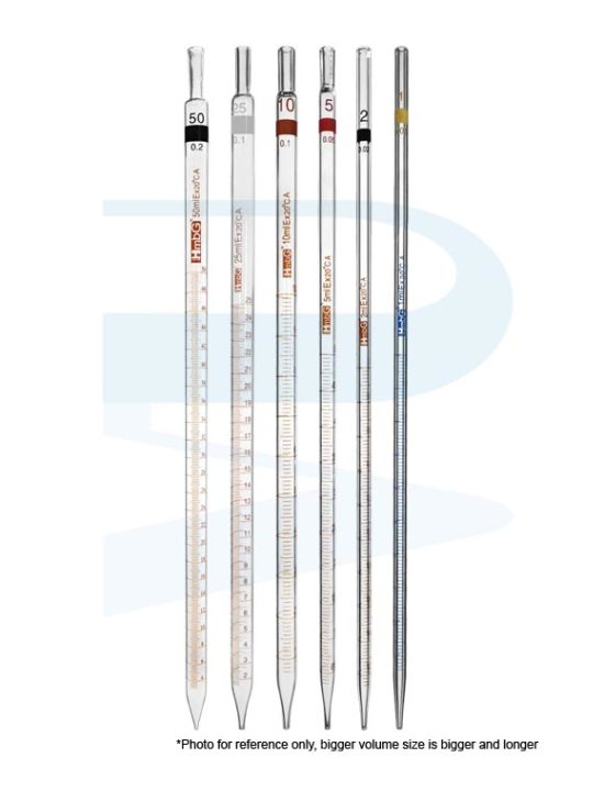 Measuring Pipette, Class A, ColourCoded, HmbG Progressive Scientific