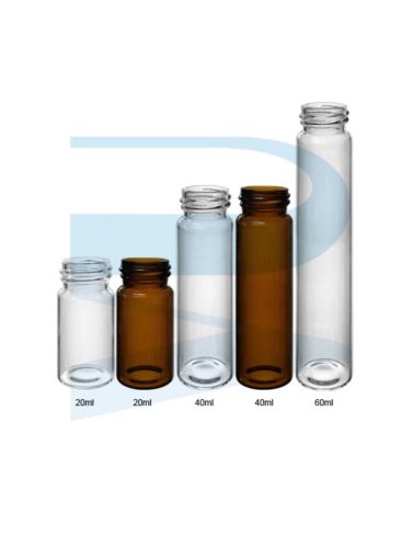 Vial Storage 20ml, 40ml & 60ml, Screw Thread OD22mm, HmbG - Progressive ...