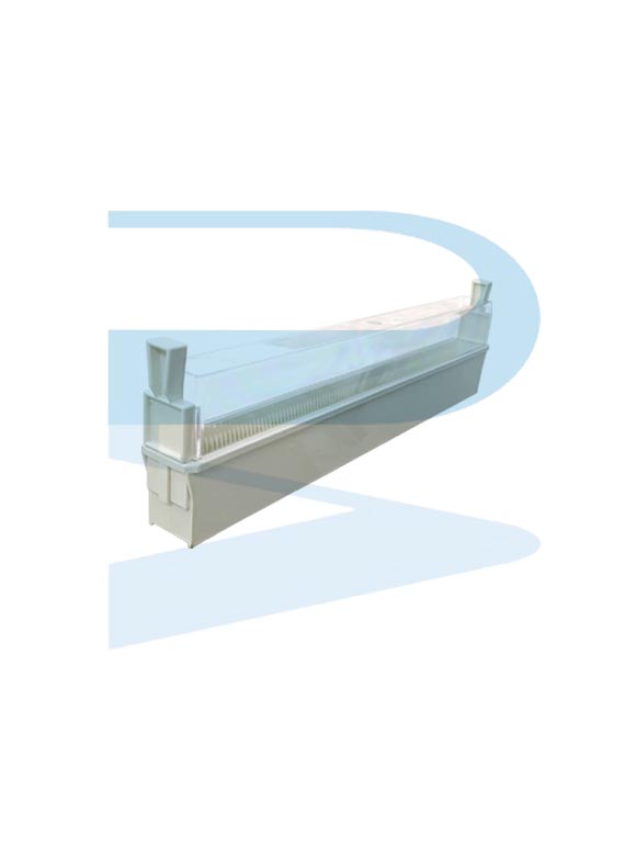 Slide Storage Box 100 slides ABS vertical type with PS dust cover