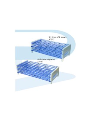 Test Tube Rack, PS, Detachable, Ø13/Ø17