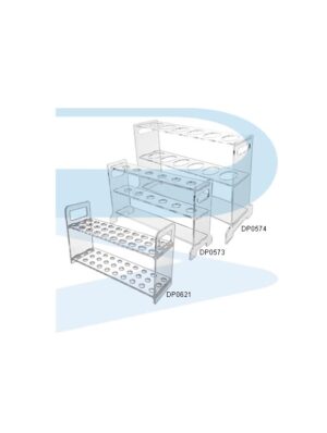 Group_DP0621_DP0573_DP0574_Rack-Test-Tube-Acrylic-Lc Test Tube Rack, Acrylic, for tube Ø13/Ø16/Ø43mm