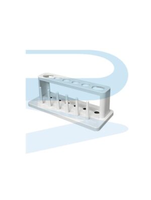 Test Tube Rack, Plastic, Ø22mm x 4 holes + Ø30mm x 2 holes