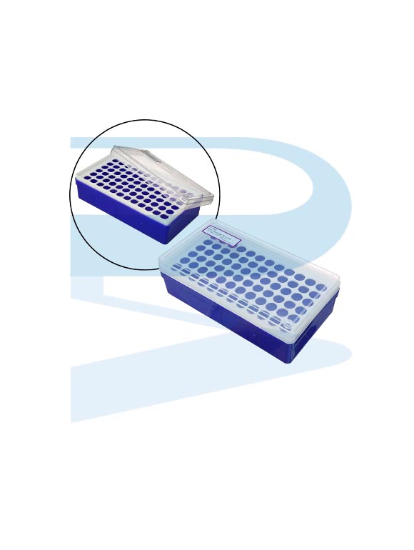 P0302_Rack-Micro-Centrifuge-Tube-72-places-w-over-PP Micro Centrifuge Tube Rack, PP, 72 places, for 1.5ml tubes