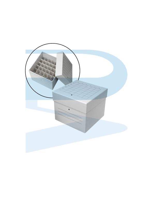 Centrifuge Tube Freezing Rack, Cardboard, 49 places, for 15ml tubes