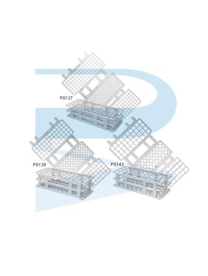 Test Tube Rack, PP, Self-Assembly, Snap-Together, for tube Ø13/Ø16/Ø20mm, Universal
