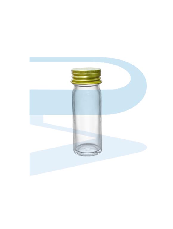 G1884_McCartney-bottle-28ml-soda-cap-gold McCartney bottle W/M, Soda Glass, Al screw cap w/rubber liner (28ml)