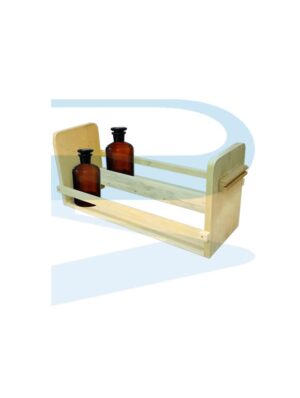 Reagent Bottle Rack, Double Layer (10 x 250ml), Wooden