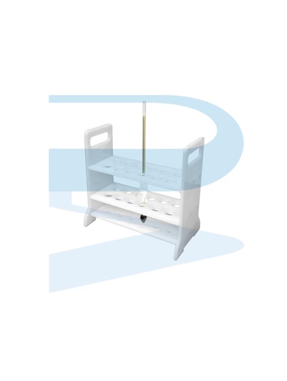 Hydrometer Rack, Acrylic, 12 holes x Ø17mm