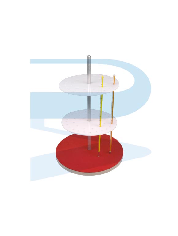 Thermometer Rack, 37 places, Acrylic