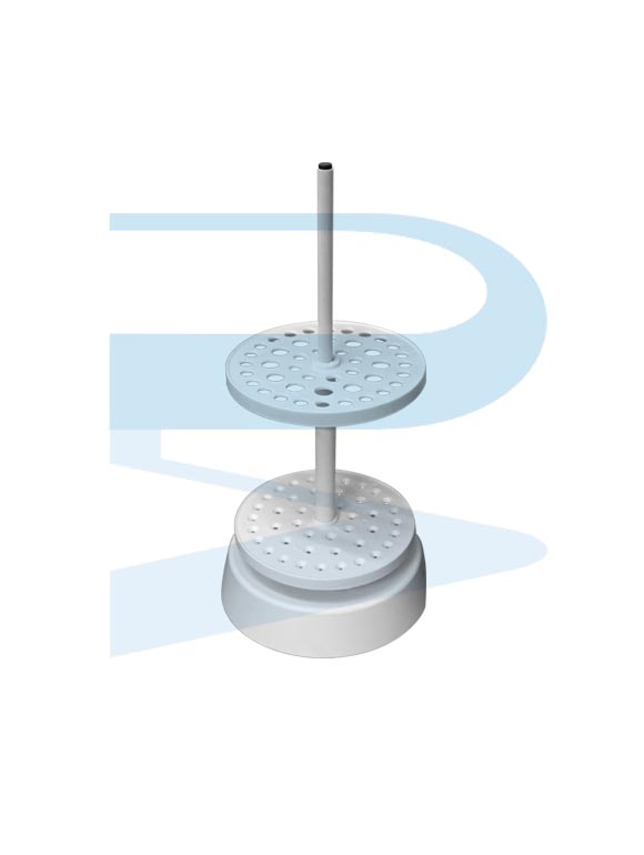 Pipette Rack, 44 holes, Vertical, Round type